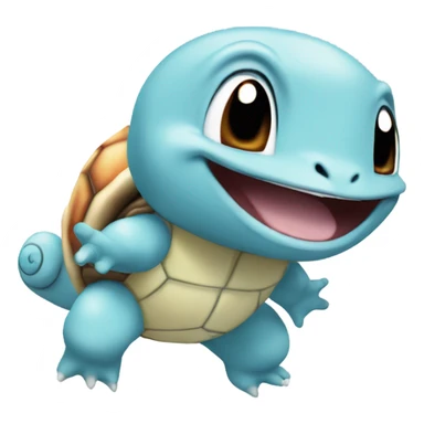Squirtle laughing  sticker
