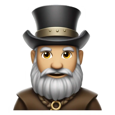 Viking in top hat Monopoly sticker