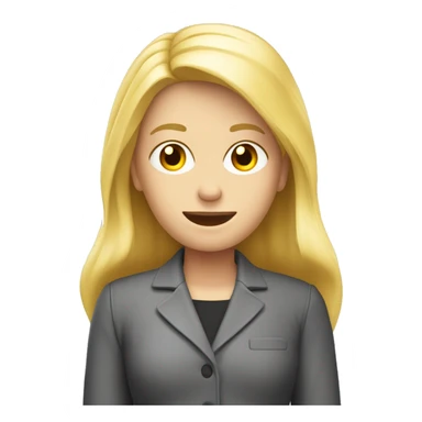 blonde énervé car son ordinateur fonctionne pas sticker