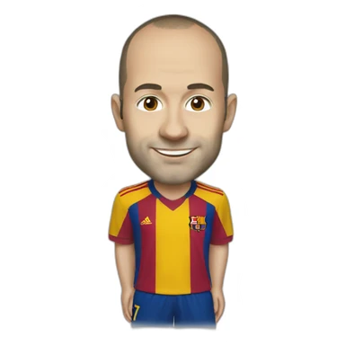 Iniesta sticker