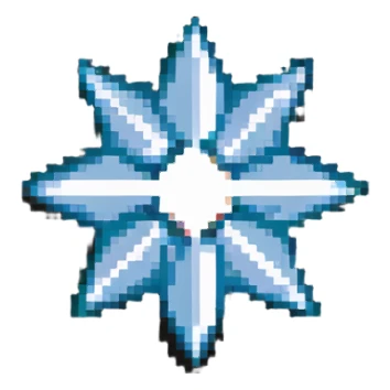 eight-pointed star sticker