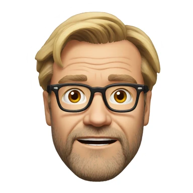 Klopp dizzy head sticker