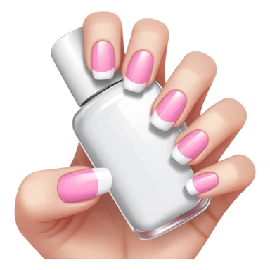 French tip nails sticker