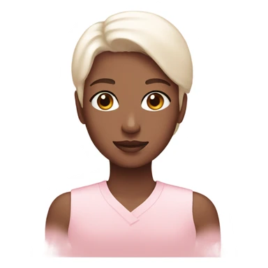 light pink skincare sticker