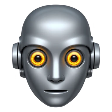 I need an emoji for Slack that ilustrates Artificial Intelligence (AI) si I can flag/tag pull requests and messages that are generated with AI for colleagues to know that they need to pay attention !
What is most descriptive for AI pull request ?

Make it animated and as large as possible  sticker