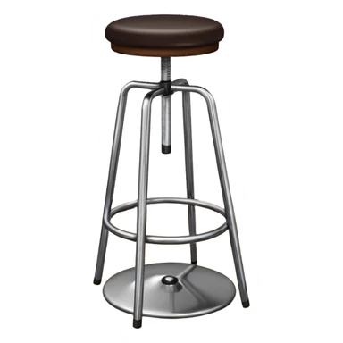 Bar stool and tipped over bar stool sticker