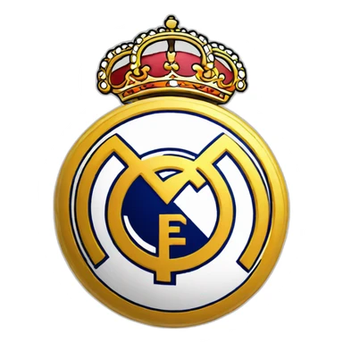 Escudo Real Madrid fuego sticker