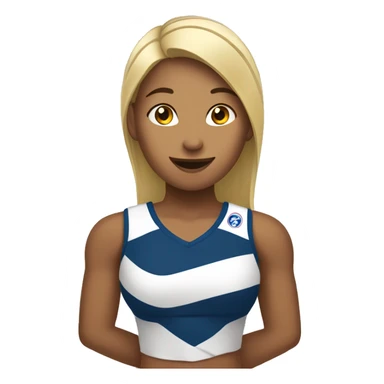 Spiking volleyball girl sticker