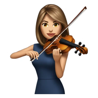 Melania trump play violin sticker