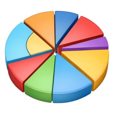 pie chart sticker