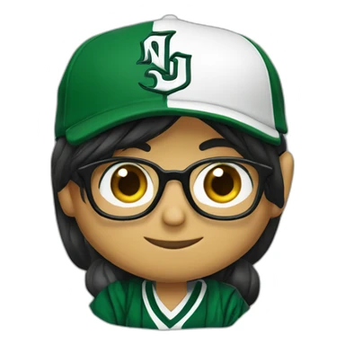 Mia Khalifa slytherin baseball tshirt sticker