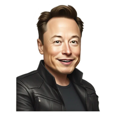 Elon musk playing cards ahoy sticker