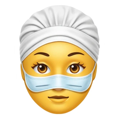 disposable sheet mask emoji sticker