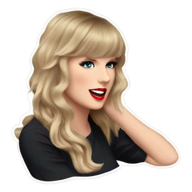 Taylor Swift at the Eras Tour sticker