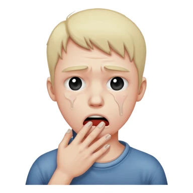 person choking themselves  sticker