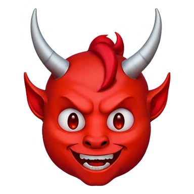 Devil swearing emoji sticker