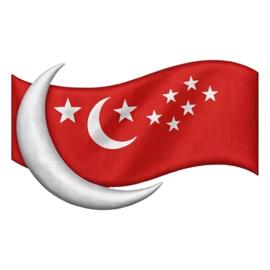 Singapore flag sticker