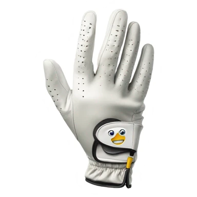 Golf glove hang loose sticker