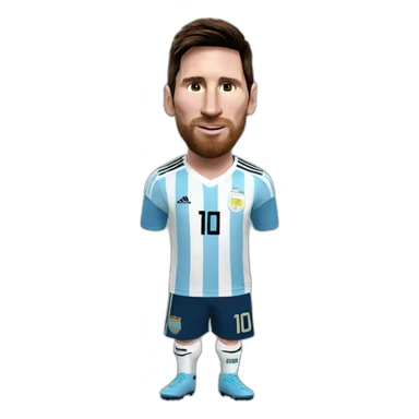 Messi argentina ok sticker