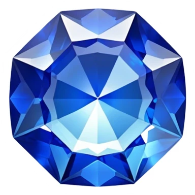 top view sapphire sticker