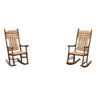 Puerto Rican wooden house facade, central door, two windows, front balcony with rocking chair, scenic frame, humble but well-maintained, warm and authentic, blue color sticker