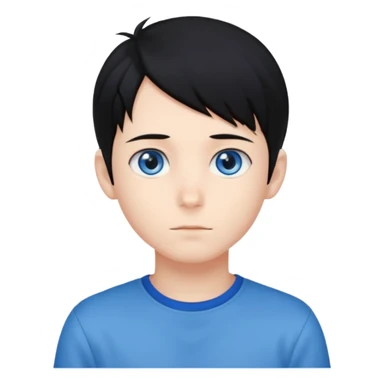 Naruto Anime style boy head no band head sticker