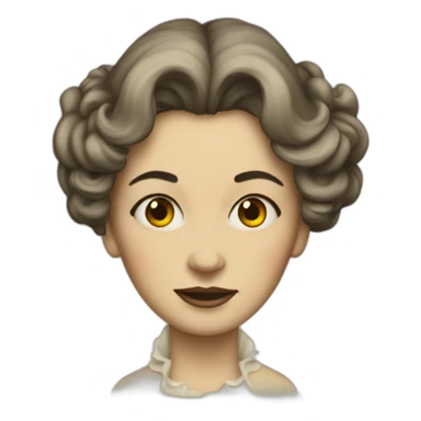 Victorian Lady Burned sticker