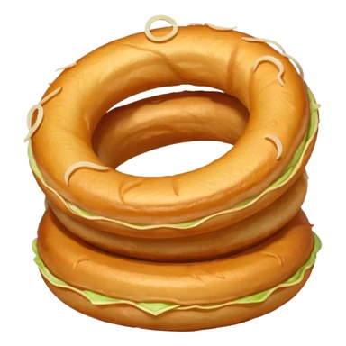 onion rings sticker