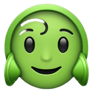 wygeneruj mi emoi animowane z logiem spotify prawdziwym logo sticker