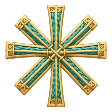 St. Brigid's cross or St. Brigit's cross sticker