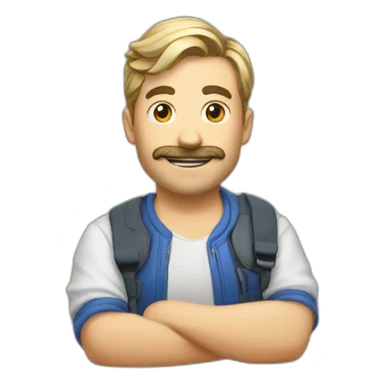 Gudule 1er french streamer sticker