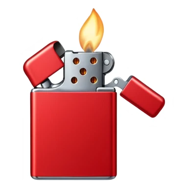 rede lighter sticker