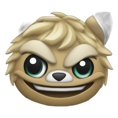 stormy hurricanes mascot sticker