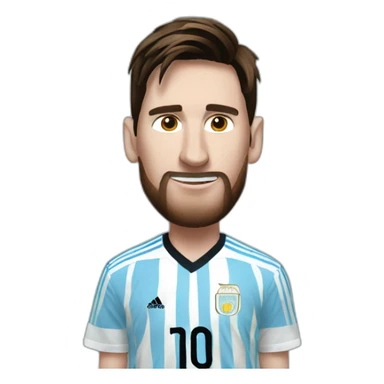 messi argentina sticker