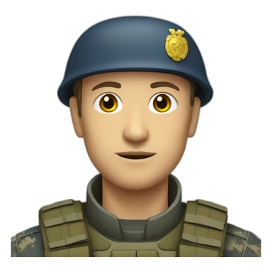 ukrain soldier sticker