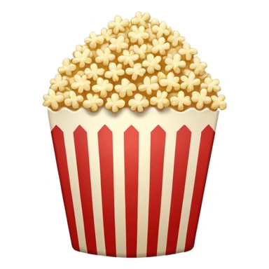 a single grain of  Popped Popcorn sticker