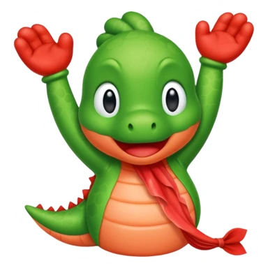 Yoshi was too cold and Scampi was too hot! sticker