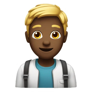 Cheerful and nervous sticker