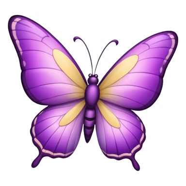 Borboleta lilás sticker