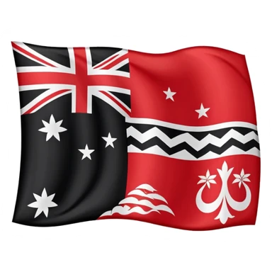 Māori New Zealand flag sticker