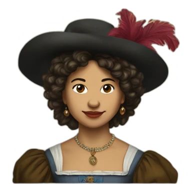 Zendaya in 17th century, poland sticker