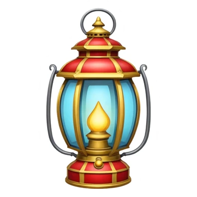 circus lantern sticker