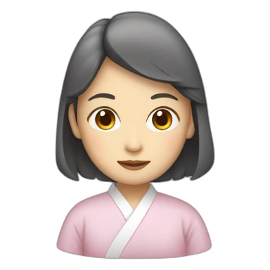 japanese woman sticker