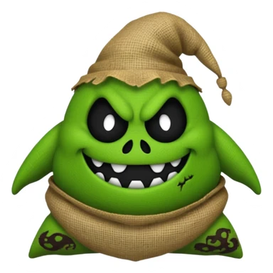 create Oogie boogie From nightmare before Christmas As Emojis that don’t already exists. sticker
