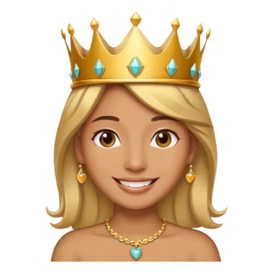 Una persona enamorado y con una corana sticker