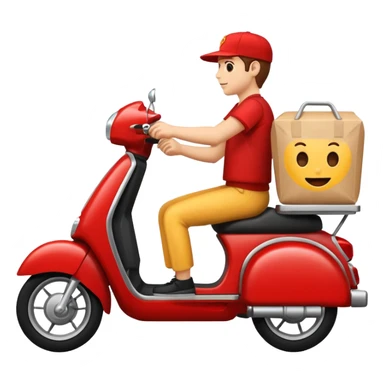 
Free fast food Delivery sticker