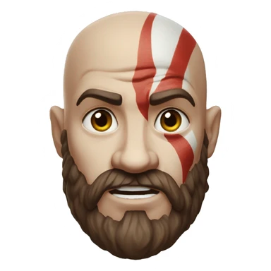 god of war kratos sticker