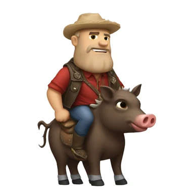 Hog rider sticker