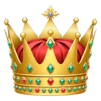 create an icon of an emperor crown with amazing details and looks insane sticker