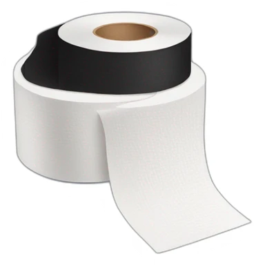 Ninja toilet paper sticker